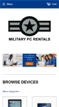 Mobile Screenshot of militarypcrentals.com